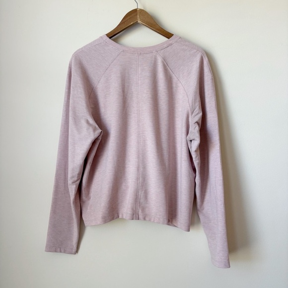 Lululemon Tuck & Gather Pullover 10 Heathered Mod Faint Coral - Picture 4 of 7